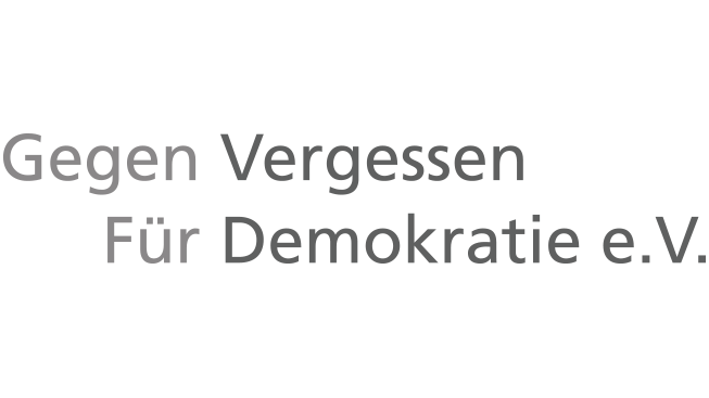 Gegen Vergessen - Für Demokratie e.V. Gegen Vergessen - Für Demokratie e.V.